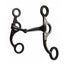 Professional's Choice Bob Avila Cambria Snaffle Bit with a 5" jointed sweet iron mouthpiece. This antique brown Western horse bit features elegant silver engraved overlays and brass bead accents on decorative short shanks. Designed for refined communication and mild leverage, this high-quality equestrian tack is perfect for Western performance, training, and showing. A sophisticated addition to any horse's headstall for riders who value both style and functionality.