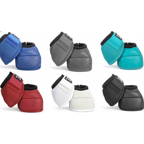 Classic Equine No Turn Flexion Bell Boots - DynoHyde Impact & Wear Resistant Horse Leg Protection