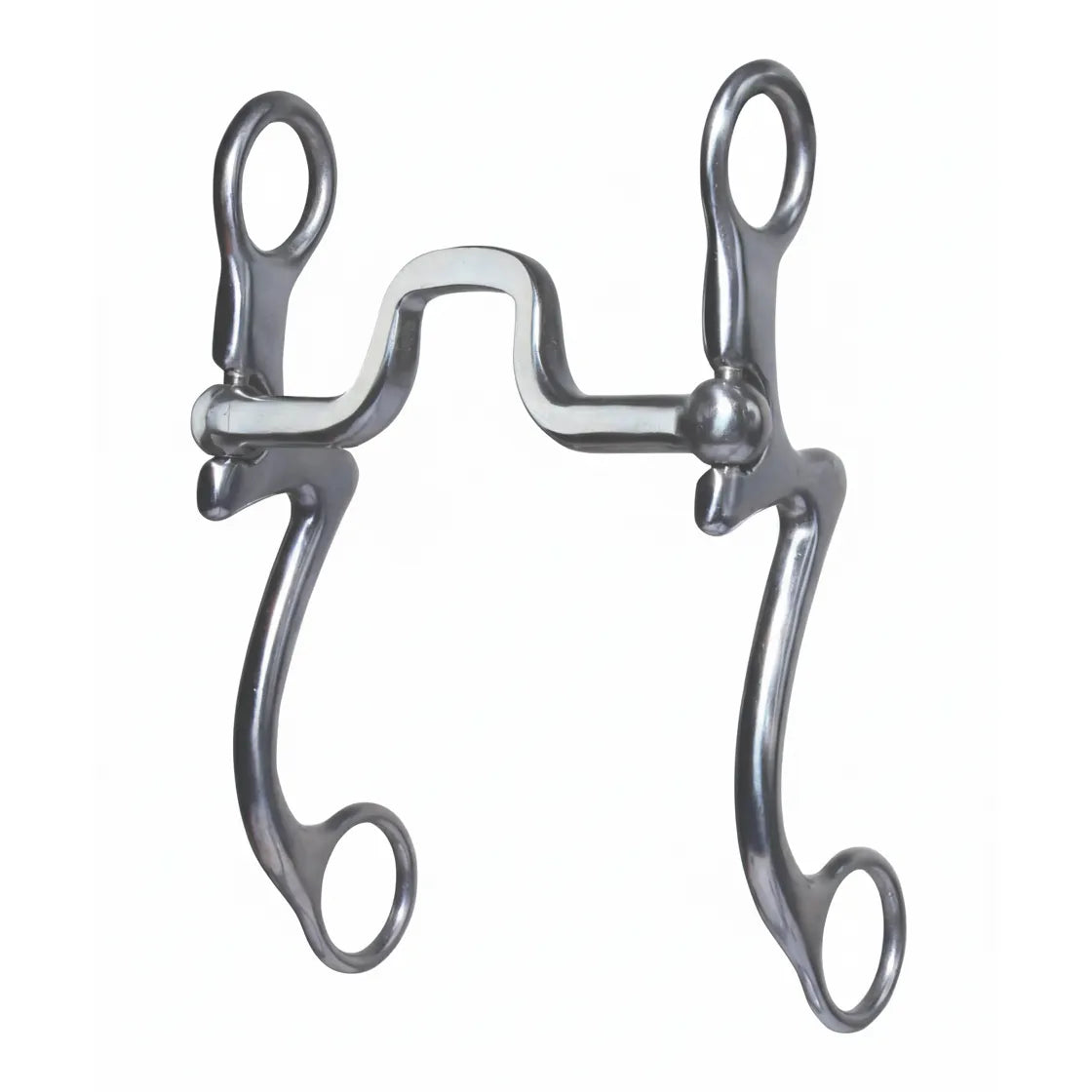 Professional's Choice PC 7 Shank Square Port Western Horse Bit in polished stainless steel. Features a 5 1/8" mouthpiece with a 1" square port for tongue relief and precise communication. The sleek 7" curved shanks provide balanced leverage. A premium piece of equestrian tack perfect for Western performance, reining, or trail riding, designed for durability and professional-grade performance.
