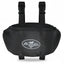 Professional's Choice Pommel Saddle Bag in black 600D polyester. This western trail gear bag features breathable mesh side panels, a secure zipper closure, and adjustable top buckle straps for easy mounting. Designed for durability and convenience, it includes bottom straps for stability and the signature Professional's Choice logo on the front. A perfect equestrian accessory for keeping essentials close during horse trail rides.