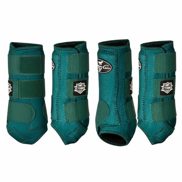 Professional's Choice Strike Sports Medicine Horse Boots (4-Pack) - 2XCool Lining & TPU Strike Shell - Multiple Sizes