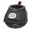 Toklat Cavallo Trek Regular Hoof Boot for horses, featuring a black breathable honeycomb Pro Mesh upper and a durable all-terrain round sole. This lightweight hoof boot includes a secure, adjustable hook-and-loop strap with the white Cavallo logo, a soft padded collar for comfort, and a red "Trek" accent. Designed for trail riding and hoof protection, this versatile boot offers a sleek, professional look for any equestrian adventure.