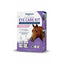 Vetericyn Plus Antimicrobial Eye Care Kit for all animals. This 2-step kit in purple and white packaging includes a 3 fl oz Eye Wash to flush and clean eyes and a 3 fl oz Ophthalmic Gel to relieve irritation, inflammation, and pink eye symptoms. Features a large horse image and icons for dogs, sheep, and cattle. Essential for daily pet eye health, tear stain removal, and veterinary-grade care for horses, dogs, and livestock at all life stages.