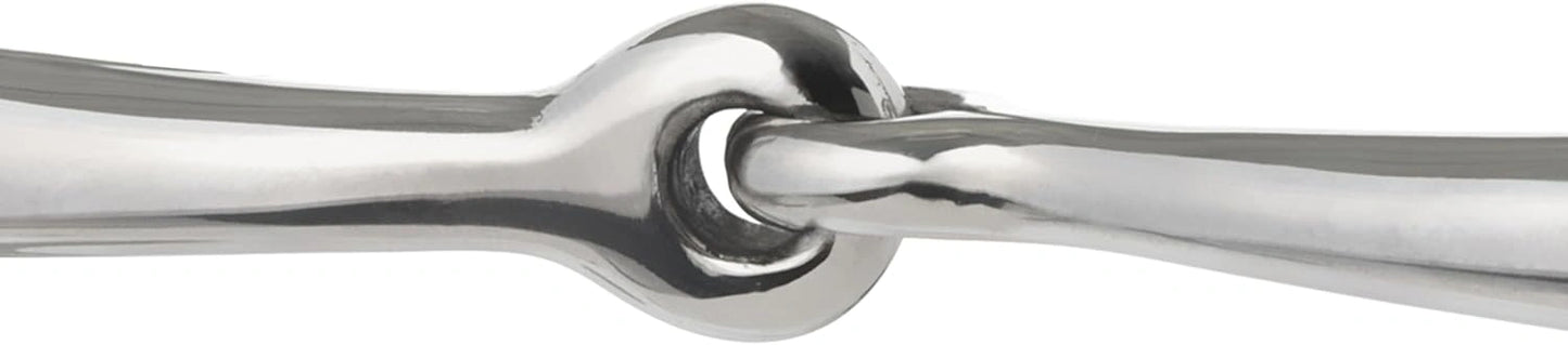 Weaver Leather Miniature Half Cheek Snaffle Bit - 3-1/2 inch Stainless Steel Mouth