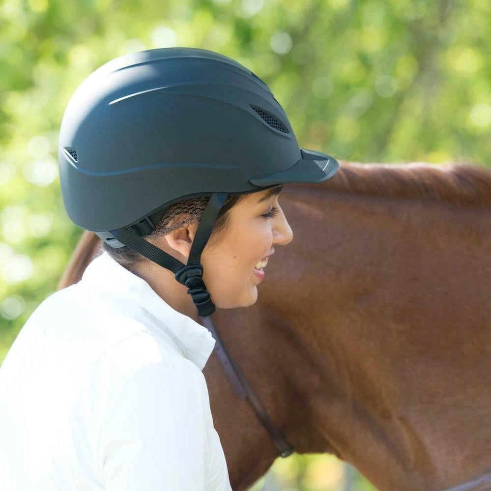 Troxel Low Profile Western Safety Riding Duratec Helmet Intrepid - Hooves and Paws