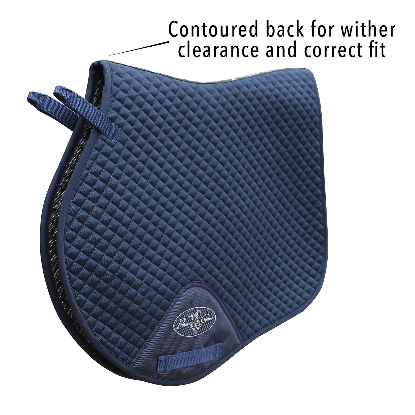 Professional's Choice Jump Pad with VenTECH Lining - Contoured Breathable Moisture-Wicking Saddle Pad