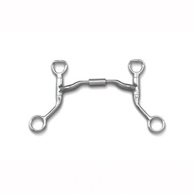 Myler Hbt Shank With Sweet Iron Low Port Comfort Snaffle Tom Thumb 5 1/2 Inch Mouth Copper Inlay Mb 04 - Hooves and Paws