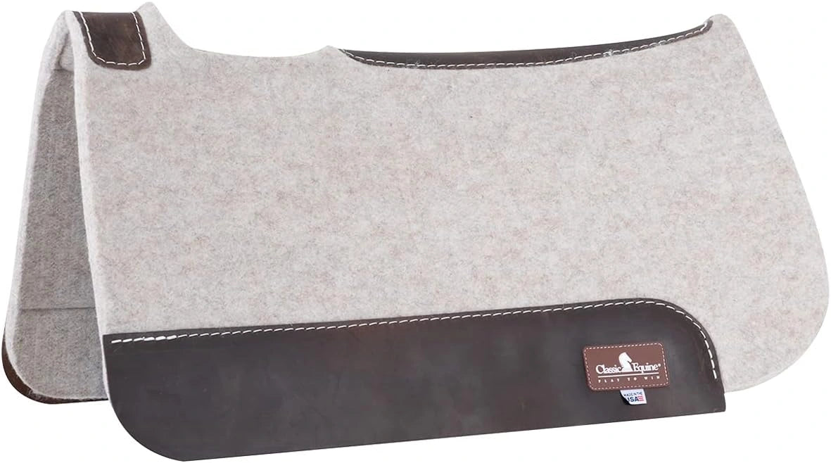 CLASSIC EQUINE Kid's Felt Saddle Pad - Comfort & Protection for Young Riders