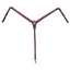 Weaver Leather Texas Star Taperd Brst Col, Chestnut - Hooves and Paws