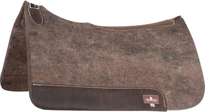 Classic Equine Alpaca Felt Saddle Pad - 3/4 inch - Contoured Western Pad
