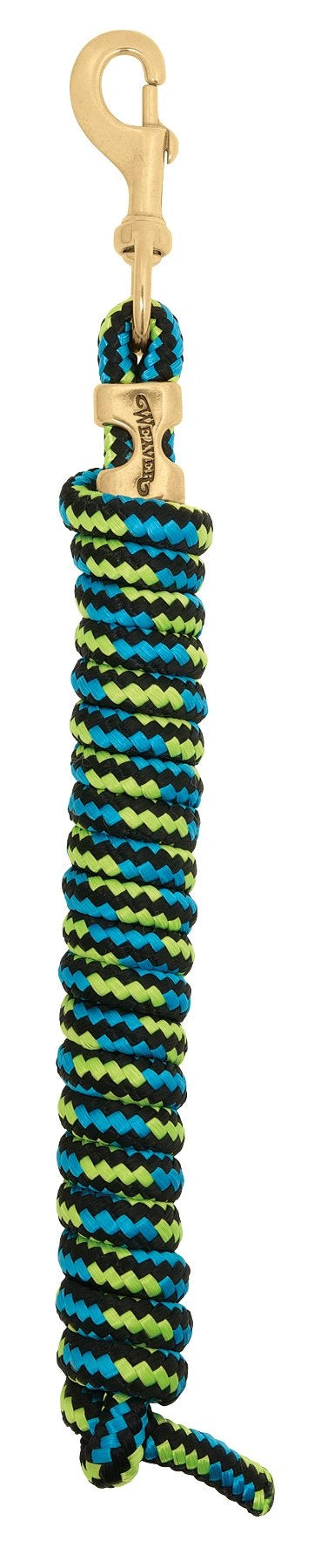 Weaver Leather Mini Pony Poly Lead Rope - 7' Soft Grip Brass Snap