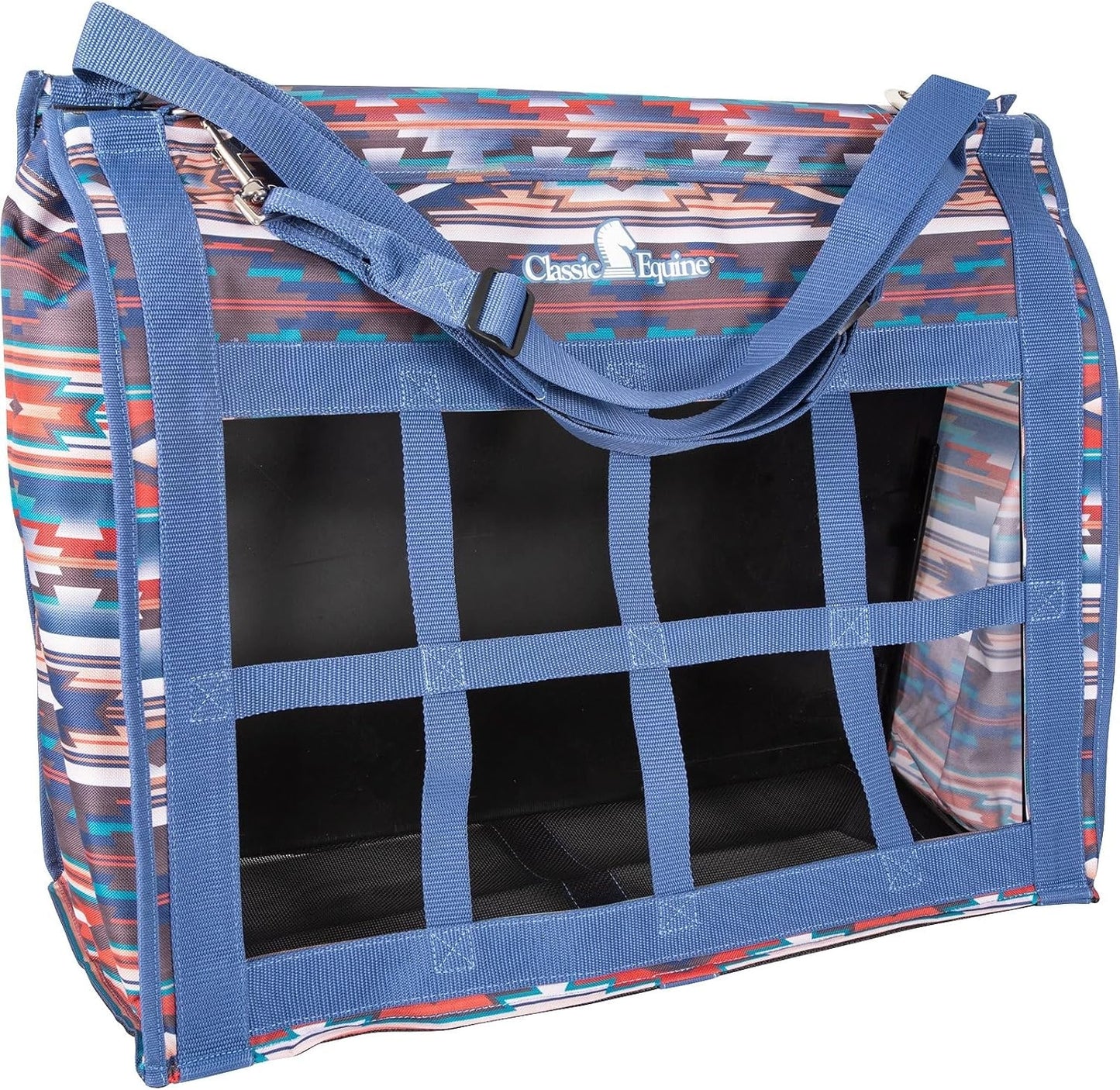 Classic Equine Topload Western Horse Hay Bag - Heavy Duty Waste-Reducing 2-3 Flake Capacity