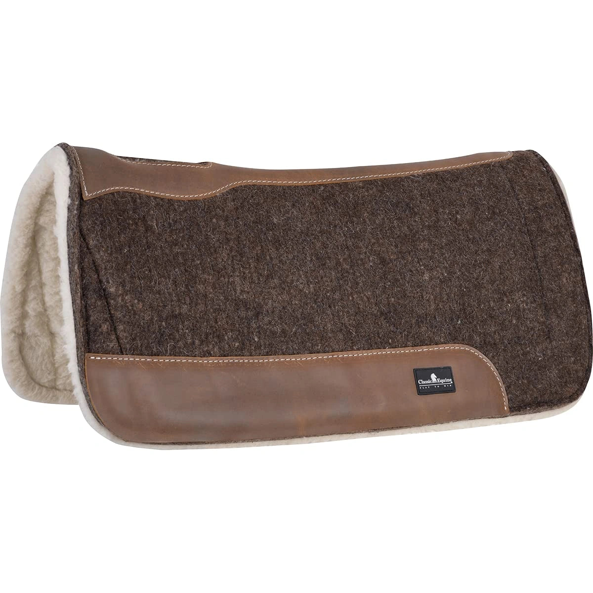 Classic Equine 3/4" Wool Felt Western Saddle Pad - Comfort & Protection