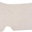 Beige saddle pad on a white background