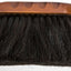 Professional's Choice Horsehair Grooming Brush - Long Bristle Paulownia Wood - Chocolate Finish