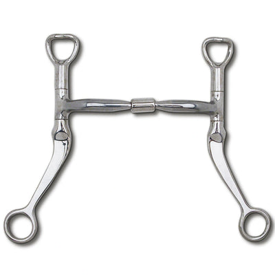 Myler Flat Shank With Sweet Iron Comfort Snaffle 5 Inch Mouth Copper Inlay Mb 01 - Hooves and Paws