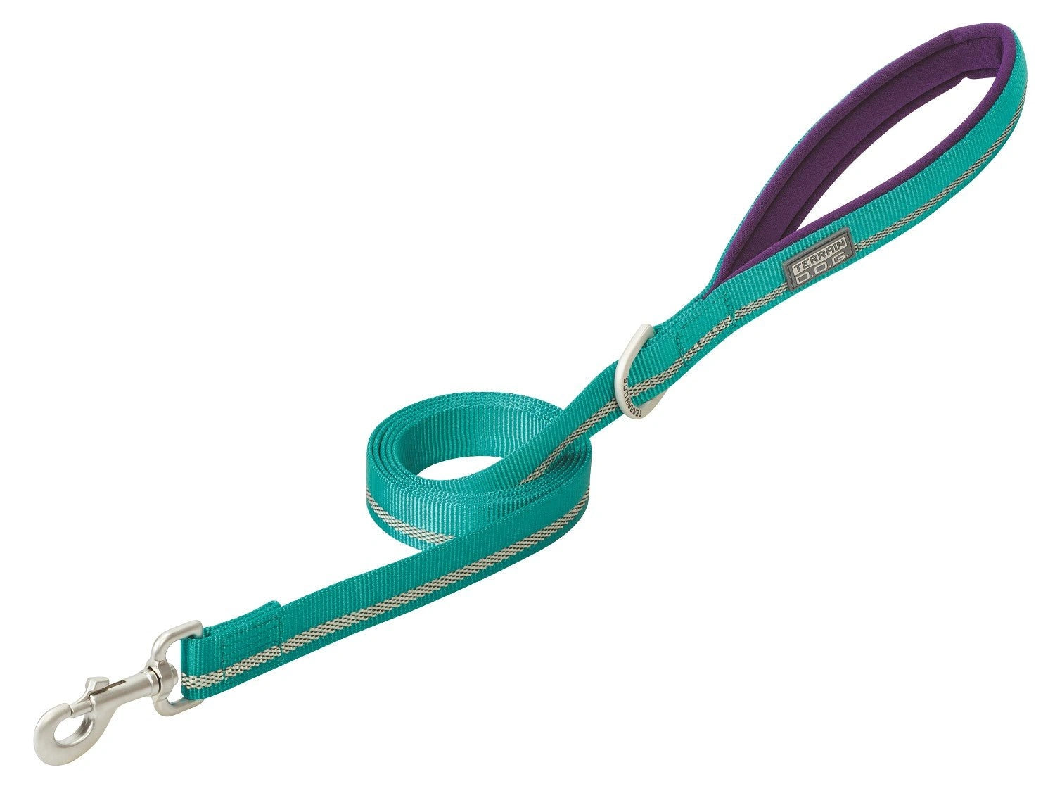 Weaver Terrain D.O.G. Durable Pet Outdoor Gear Reflective Neoprene Lined Leash - Hooves and Paws