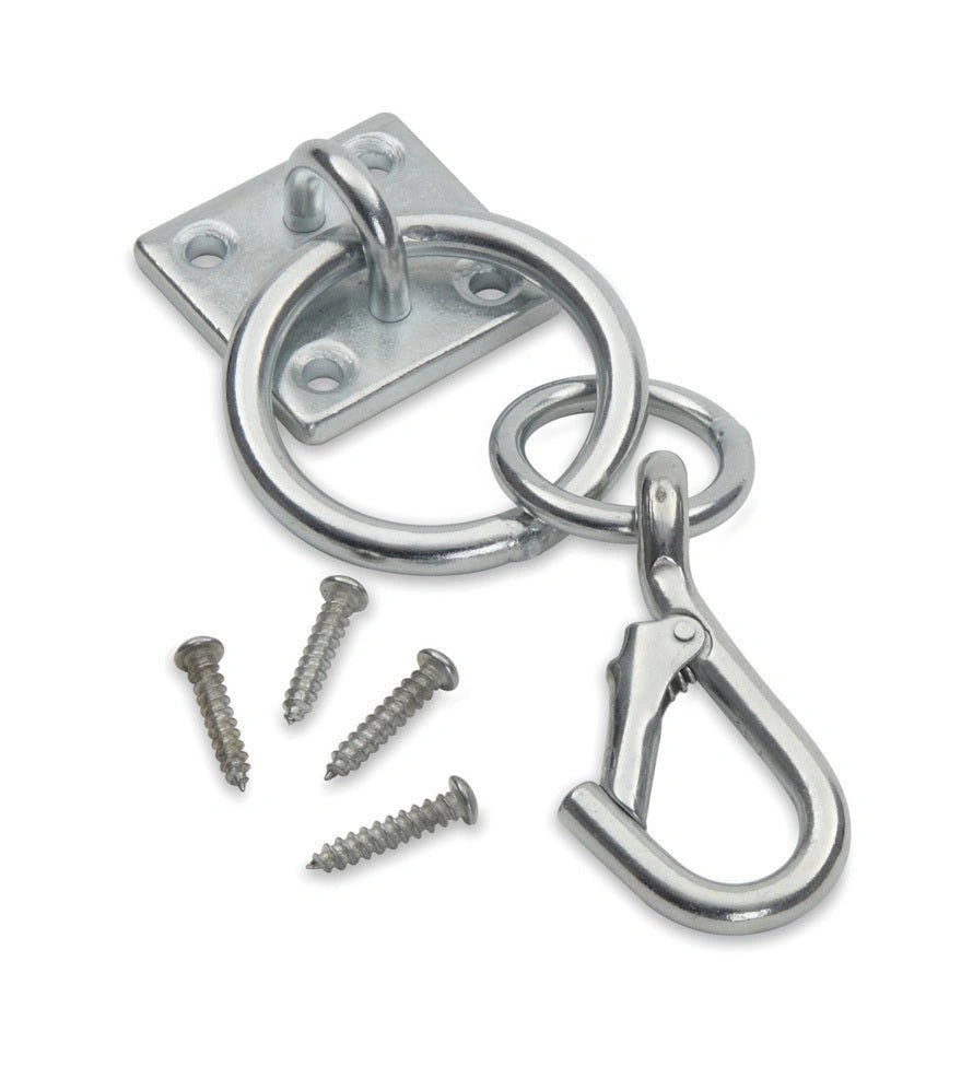 Shires Tie Ring Clip Heavy Duty Metal Hay net Clip For Equestrian Horse Feeding - Hooves and Paws