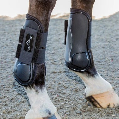 Professionals Choice As Open Front Tendon V Black/P M - Black - Hooves and Paws