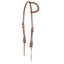 Martin Saddlery CHESTNUT ROUGHOUT HEADSTALL ONE EAR - Hooves and Paws