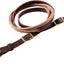 Weaver Leather Hermann Oak Russet Harness Leather Round Roper Reins - 3/4" x 8' with Solid Brass Snap