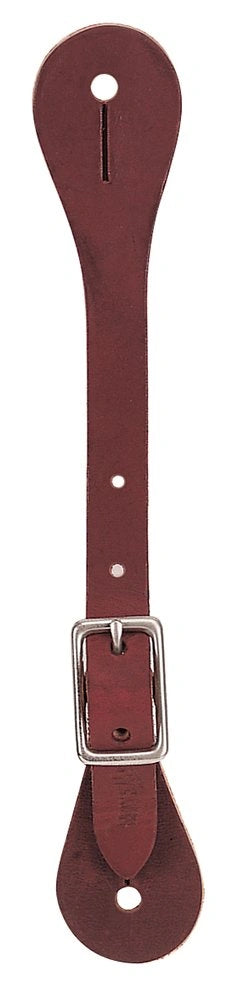 Weaver Leather Women's Burgundy Latigo Spur Straps | Durable & Stylish