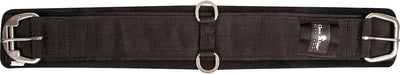 Classic Equine Neoprene Cinch Black - Hooves and Paws
