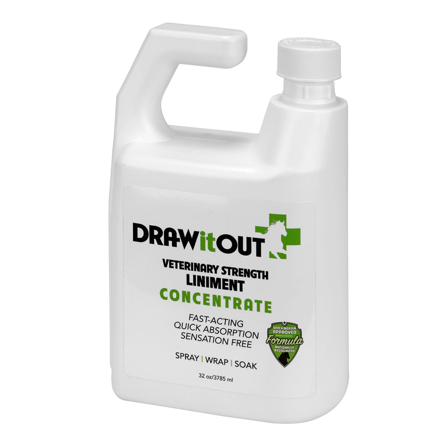 Draw It Out 32oz Horse Liniment Concentrate – Spray, Wrap, or Soak for Fast Equine Relief
