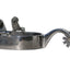 Professional's Choice Equisential Spurs - 1 1/2" Shank, 9-Point Rowel, 1" Band, Polished Steel