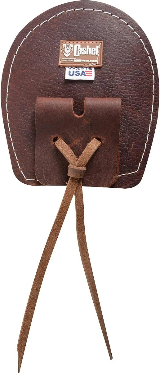 Cashel Ring Master Fleece 2 - 100% Genuine Sheepskin Western Girth Cover with Leather Ties