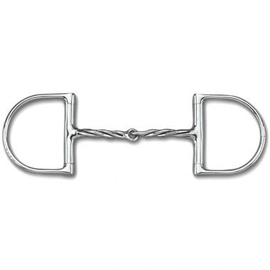 Myler English Dee Without Hooks With Cyprium Twisted Snaffle 5 Inch Mouth Mb 09t - Hooves and Paws