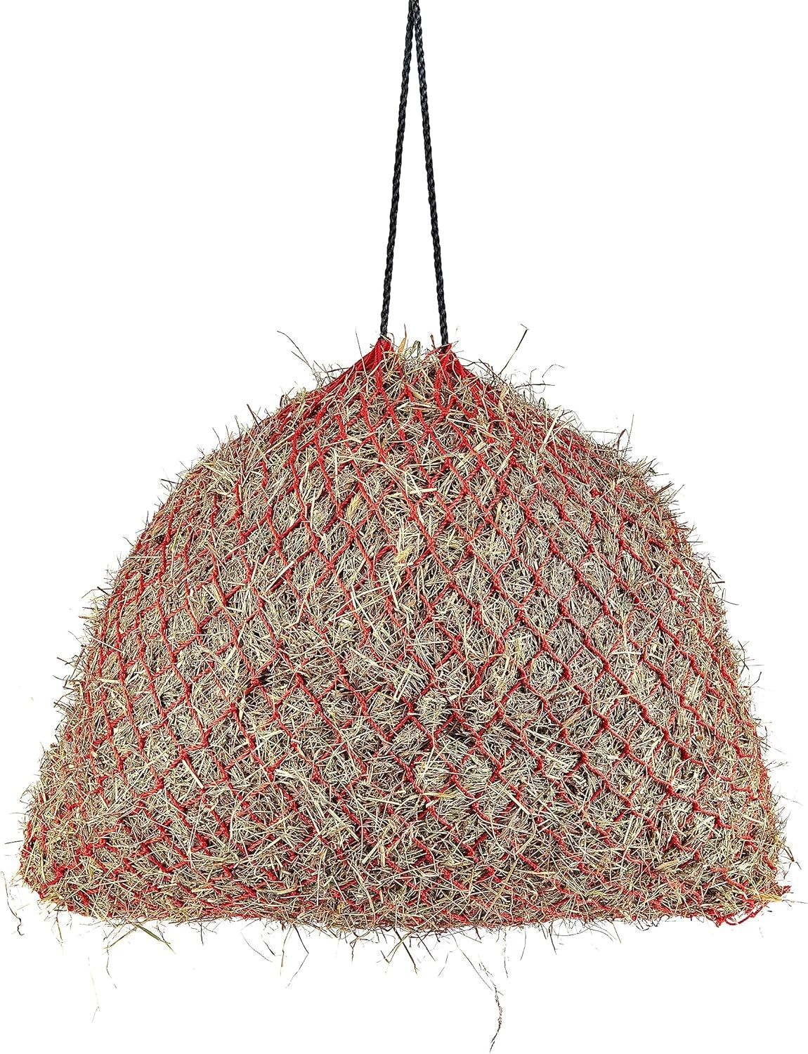 Shires Greedy Feeder Net - Slow Feed Horse Hay Net - 1.25-inch (3cm) Mesh Holes - Durable Nylon Construction
