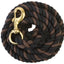 Weaver Leather Equine Performance Soft Grip Cotton Lead Rope with Brass Snap - 5/8" x 10'
