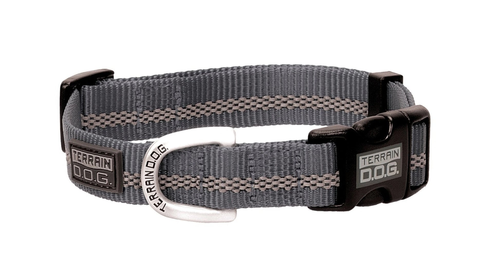 Weaver Leather Terrain D.O.G. Reflective Snap - n - Go Collar - Hooves and Paws