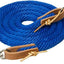 Weaver Leather Poly Roper Rein - 5/8" x 10' - Soft Poly Rope with Leather Water Loops and Scissor Snaps