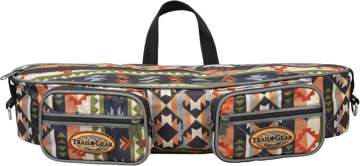 Weaver Leather Trail Gear Horse Equine Cantle Bag - Hooves and Paws