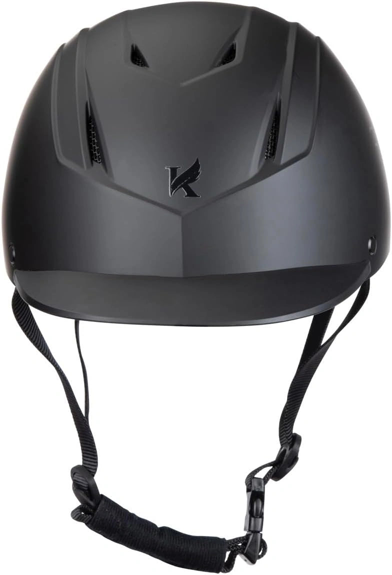 Shires Karben Equestrian Riding Helmet Low Profile Matteo Horse Schooling Safety - Hooves and Paws