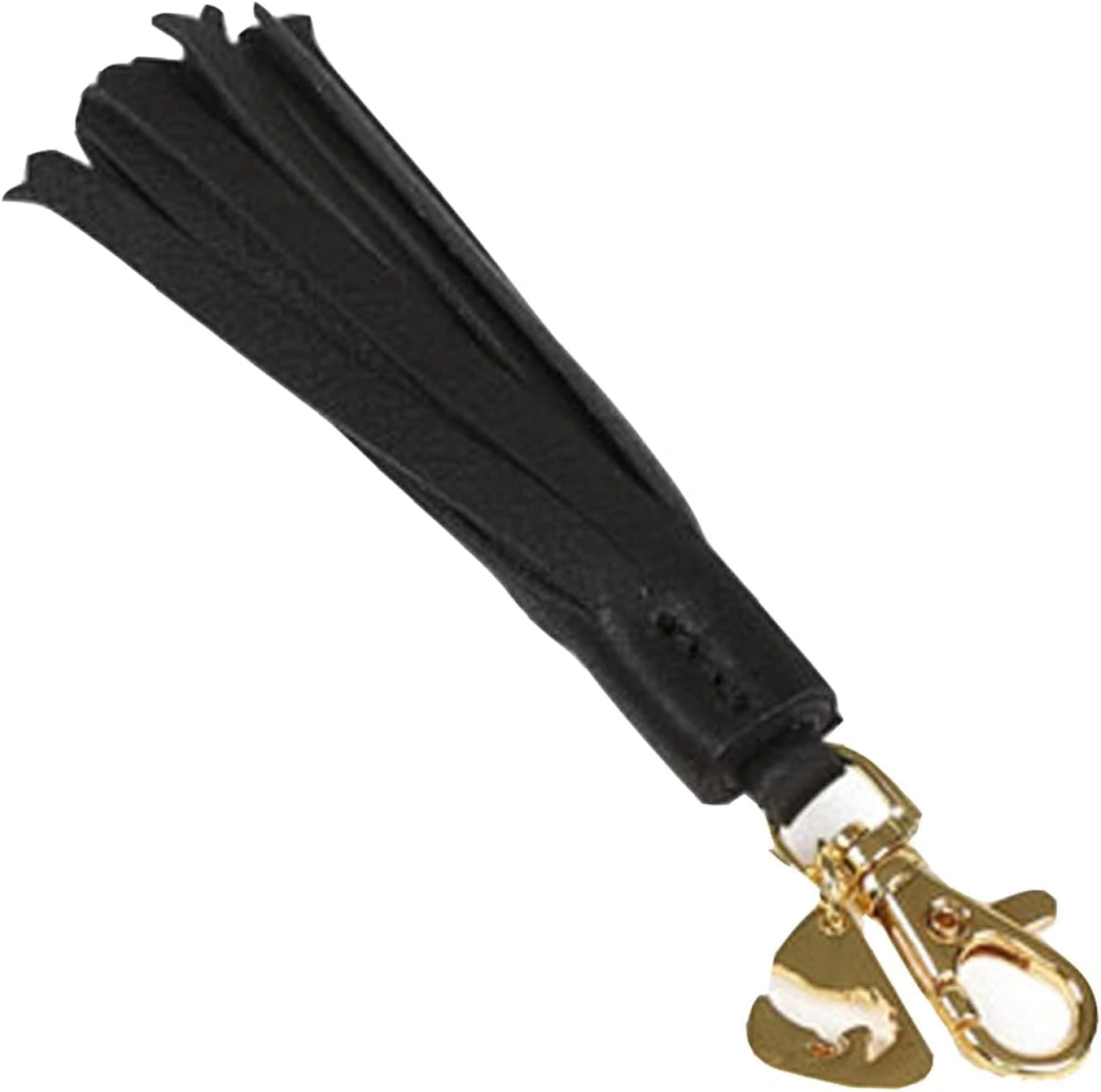 Shires Aubrion Tassel Keyring - Elegant Equestrian Accessory and Bag Charm with Gold Emblem Detail