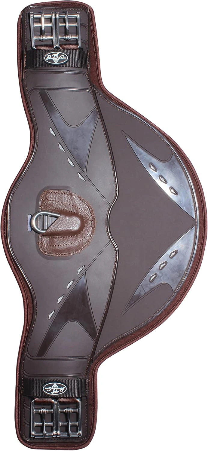 Professional's Choice Contoured Short Belly Guard Monoflap Girth CBMG - Hooves and Paws