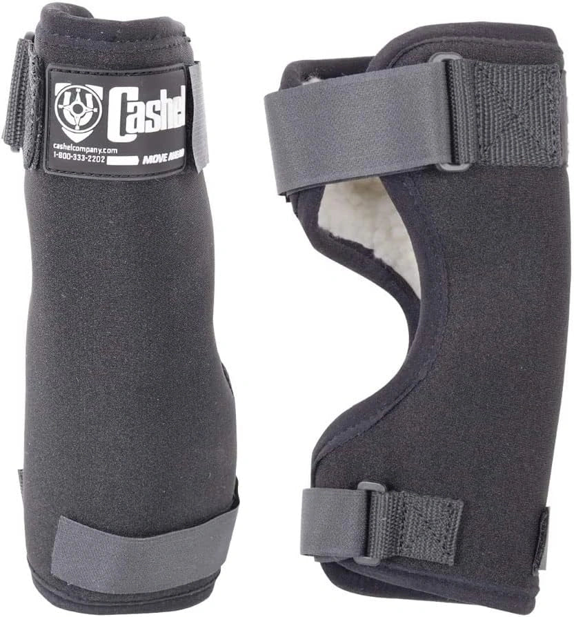 Cashel Stall Sore Boots for Horses - Large 10.5" - Neoprene Fleece Foreleg Protection & Healing Support (Pair)