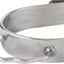Weaver Leather Women's Silver Barrel Horse Spurs - Nickel Plated Steel - 3/4" Band - Ladies' Size