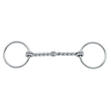 Weaver Leather 6'' Stainless Steel Single Twisted Wire Bit - Hooves and Paws