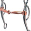 Weaver Leather All Purpose Bit - 5" Copper Plated Snaffle Mouthpiece, 6-3/4" Loose Cheeks, Stainless Steel