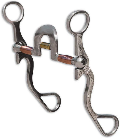 The Bob Avila Collection by Professionals Choice Equine Santa Maria Collection Port With Roller Bit 5" Mouth