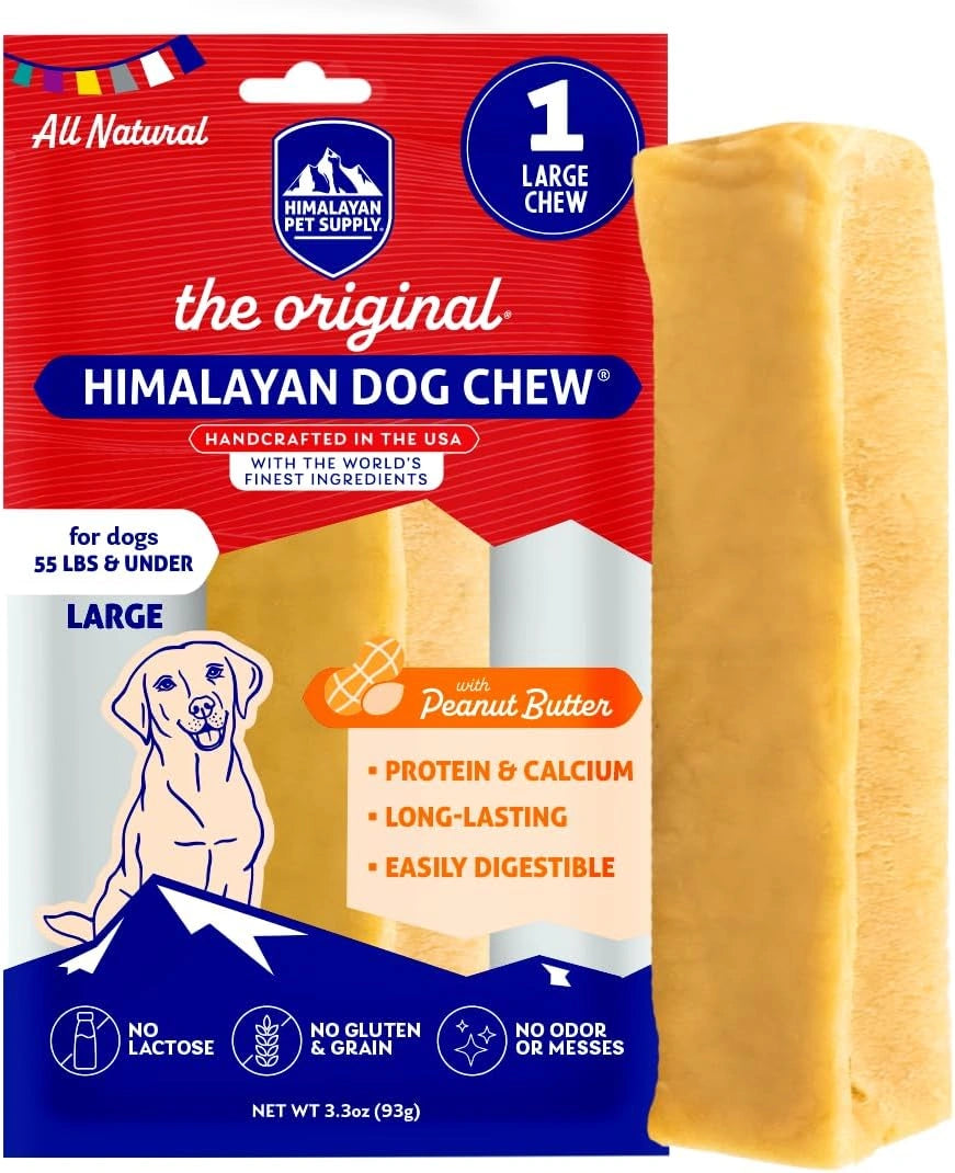 Himalayan Chew Original Yak Chew Large 3.3oz - Hooves and Paws