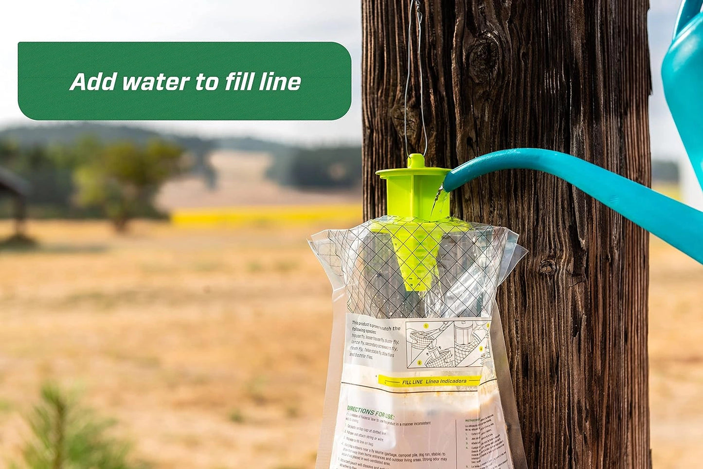 Rescue! Big Bag Fly Trap — 40,000 Fly Capacity for Barns
