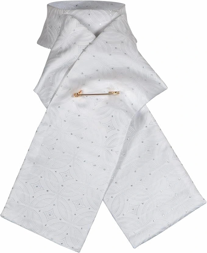 Shires Ready Tied Brocade Riding Stock 8754 - Hooves and Paws