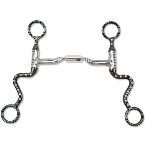 Myler Black Steel Seven Shank with Low Port Comfort Snaffle MB 04 89 - 13045 - Hooves and Paws