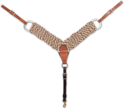 Martin Saddlery 3-inch Mohair-Alpaca Fiber Breastcollar, Natural