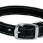 Weaver Leather Pet Spike Collar - Black English Bridle Leather, Doubled and Stitched with Nickel-Plated Spikes